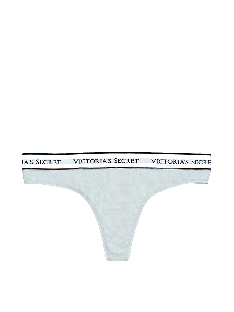 Logo Cotton Thong Panty image number null